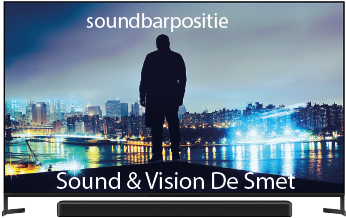 verhoogd voor soundbar